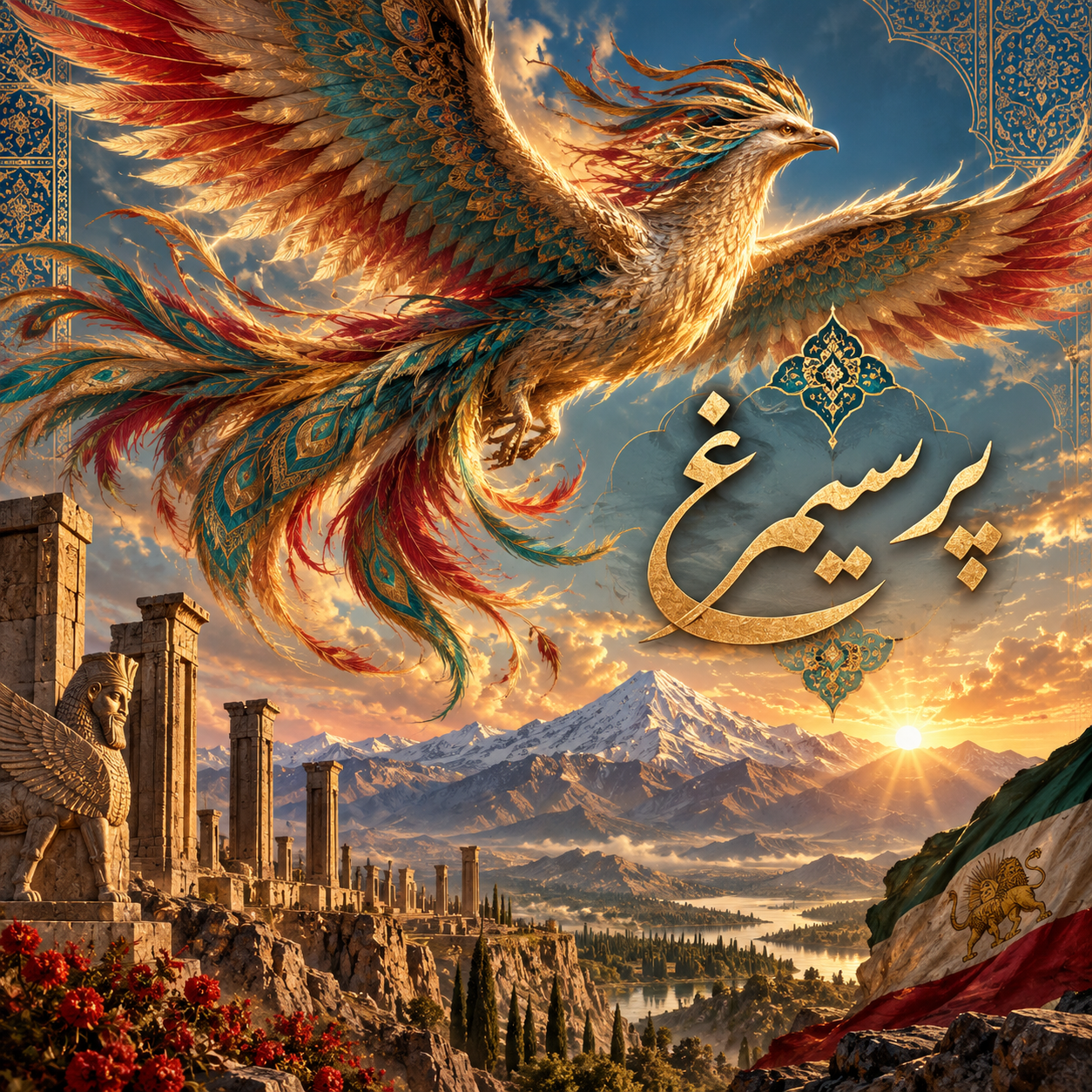 کاور آهنگ پَرِ سیمُرغ از ارس ارجمند